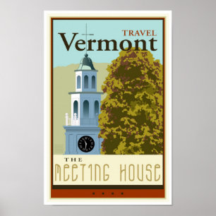 Travel Vermont Poster