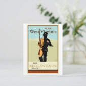 Travel West Virginia Postkarte (Stehend Vorderseite)