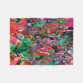 Travel World Abstrakt City Gebäude Skyline Fleecedecke (Vorderseite (Horizontal))