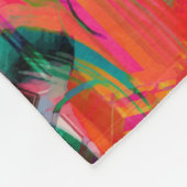 Travel World Abstrakt City Gebäude Skyline Fleecedecke (Ecke)