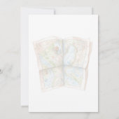 Travel World Birthday Invitation Einladung (Rückseite)