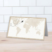 Travel World Map Kinderdusche Platzkarte