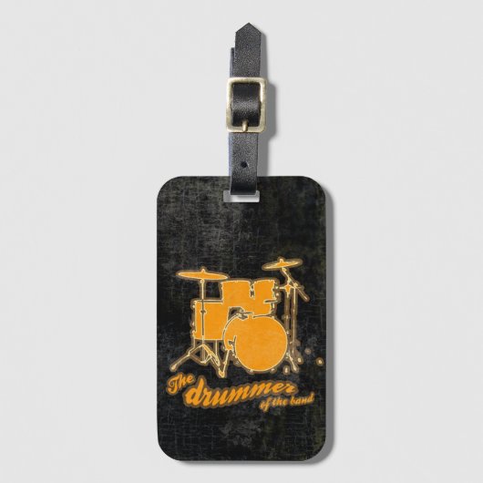 Traveler Drummer Gepäckanhänger (Vorderseite Vertikal)