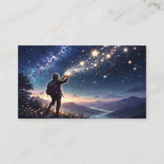 Traveler Releasing Stars Fantasy  Visitenkarte