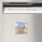 Traveler’s Prayer on Hebrew Tefilat HaDerech Magnet (In Situ (Geschirrspüler))