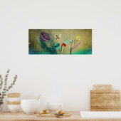 Traveling Bee Print Poster (Küche)