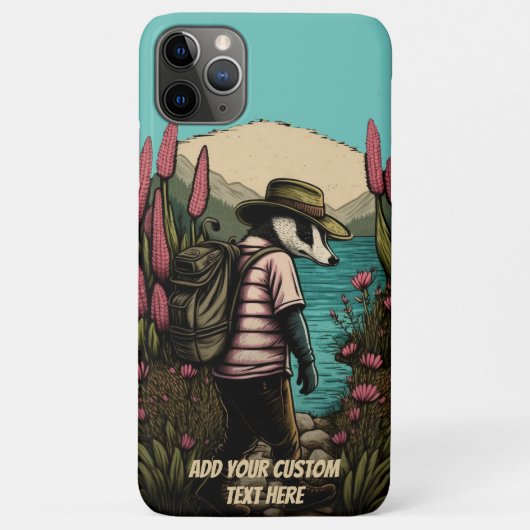 Traveller Badger für Wildblume - Cotcharcore Case-Mate iPhone Hülle (Rückseite)