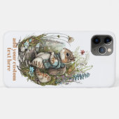 Traveller Chipmunk Wildblume - kundenspezifischer Case-Mate iPhone Hülle (Rückseite (Horizontal))