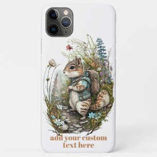 Traveller Chipmunk Wildblume - kundenspezifischer  Case-Mate iPhone Hülle