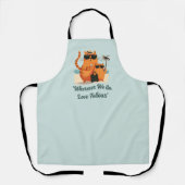 Travelling Cat Love Moment Schürze (Vorderseite)