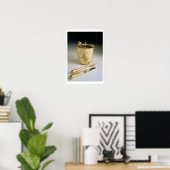 Travelling set of a knife, fork, spoon and beaker, poster (Heimbüro)