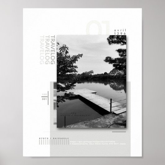 travelog_1 mattes Poster (Vorne)