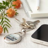 travelog_3 Metall Schlüsselanhänger (Seite)