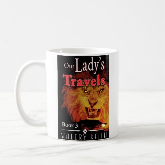 Travels unserer Dame - Dame Kaffee-der Tasse des (Links)
