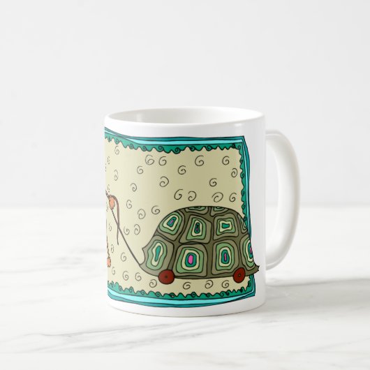 Travelschildkröte Kaffeetasse (VorderseiteRechts)