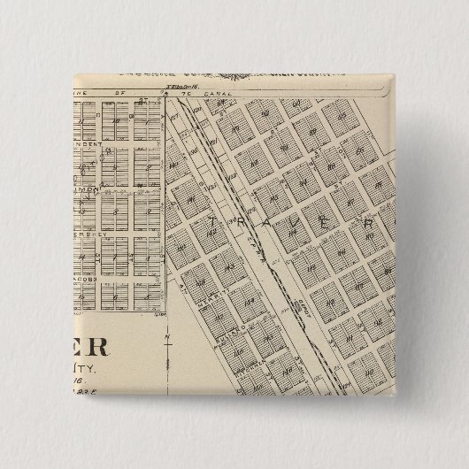 Traver, Tulare Landkreis Button (Vorderseite)
