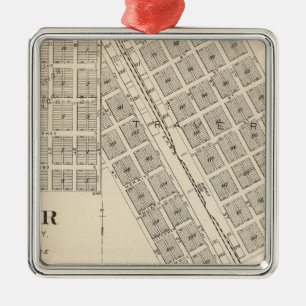 Traver, Tulare Landkreis Silbernes Ornament