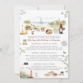 Traverse City Bachelorette Weekend Itinerary  Einladung (Vorderseite)