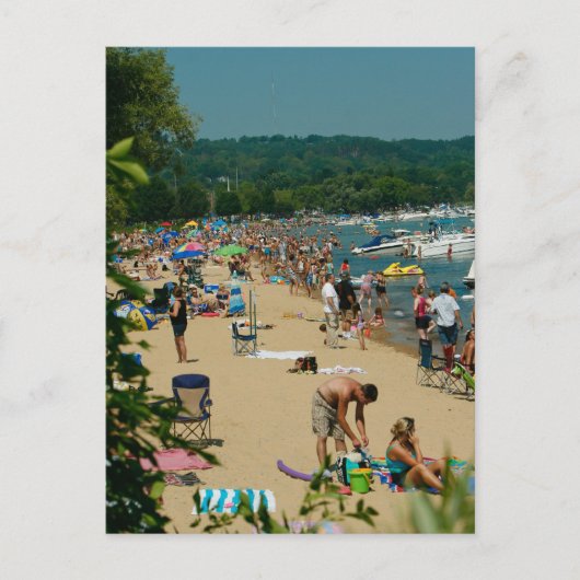 Traverse City Beach Postkarte (Vorderseite)