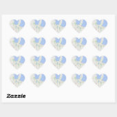 Traverse City Heart Map Stickers (Blatt)