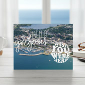 Traverse City Michigan Hello Gorgeous Postkarte