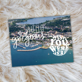Traverse City Michigan Hello Gorgeous Postkarte