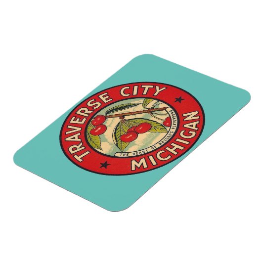Traverse City, Michigan Magnet (Linke Seite)
