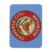 Traverse City, Michigan Magnet (Vertikal)