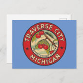 Traverse City, Michigan - Postkarte (Vorne/Hinten)