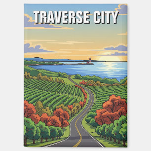 Traverse City Michigan Reise Magnet