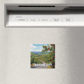 Traverse City Michigan Reise Magnet (In Situ (Geschirrspüler))