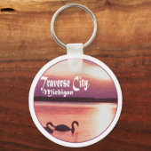 Traverse City, Michigan Schlüsselanhänger (Vorderseite)