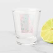 Traverse City Michigan Wine and Cherry Map Schnapsglas (Rückseite)