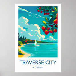 Traverse City Reiseplakat Poster
