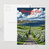 Traverse City USA Postkarte (Vorne/Hinten)