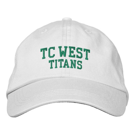 Traverse City West High School bestickter Hut (Vorderseite)