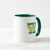 Traverse City West High School Kaffee Tasse (VorderseiteRechts)