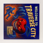 TRAVERSE STADT 20 X 20 INCH JIGSAW PUZZLE. PUZZLE (Horizontal)
