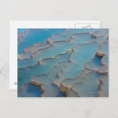 Travertinerterrassen von Pamukkale Postkarte (Vorne/Hinten)