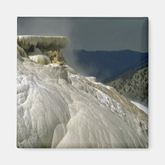 Travertinerterrassen, Yellowstone Nationalpark, Ca Magnet (Vorne)