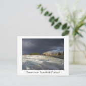 Travertines - Pamukkale (Türkei) Postkarte (Stehend Vorderseite)