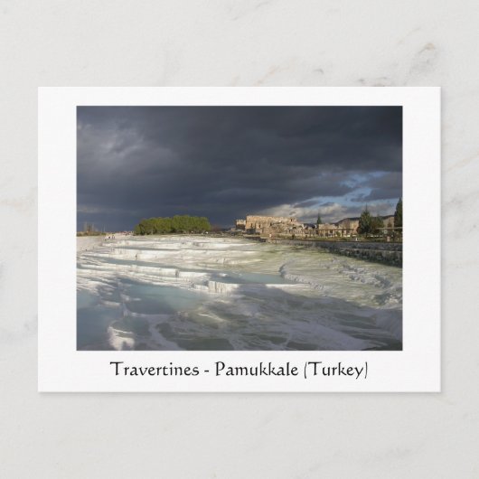 Travertines - Pamukkale (Türkei) Postkarte (Vorderseite)