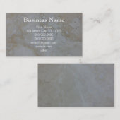 Travertinkalkstein Visitenkarte (Vorne/Hinten)