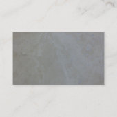 Travertinkalkstein Visitenkarte (Rückseite)