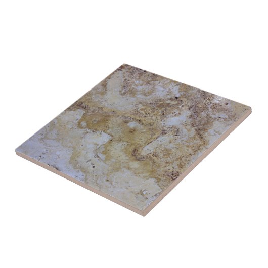 Travertinstein Fliese (Seite)