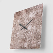 Travertinstein-Muster Acrylmauer-Uhr Quadratische Wanduhr (Winkel)