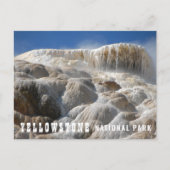 Travertinterrassen Mammoth Hot Springs Postkarte (Vorderseite)