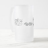 travis (das Kind) Kennedy-Tasse Mattglas Bierglas (Vorderseite Links)