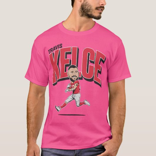 Travis Kelce Caricature T-Shirt (Vorderseite)