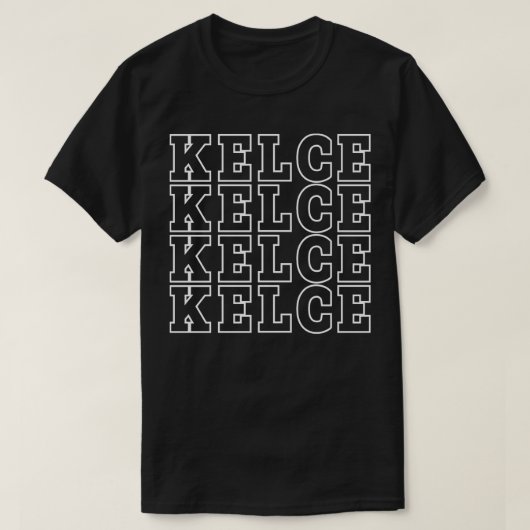 Travis Kelce Jersey 87 Front and Back Print T-Shirt (Design vorne)